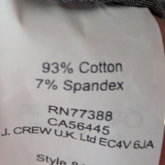 J. Crew Black and Tan Striped Collar Shirt - Picture 8 of 12